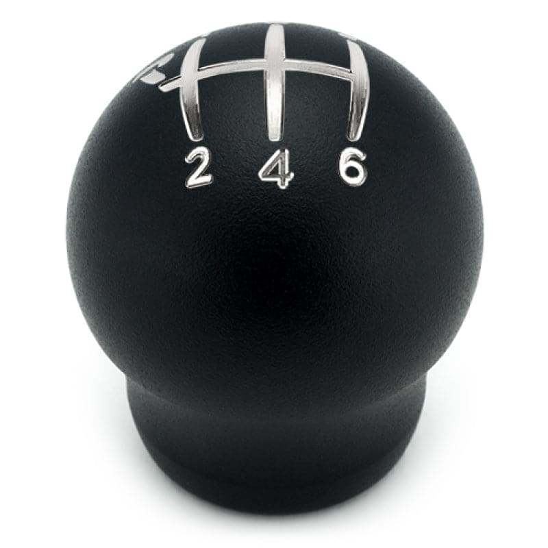 Raceseng Contour Shift Knob (Gate 1 Engraving) M12x1.25mm Adapter - Black Texture