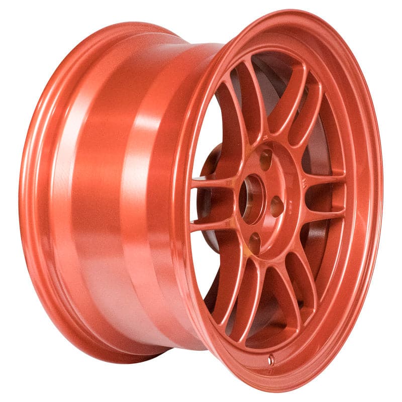 Rueda Enkei RPF1 17x9 5x114.3 22mm Offset 73mm Diámetro Naranja