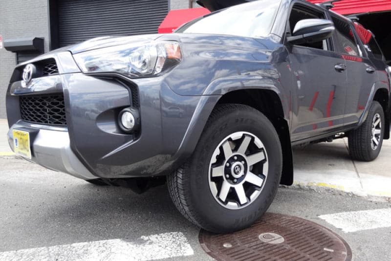 Rally Armor 12-19 Toyota 4Runner UR Faldilla de barro negra con logotipo gris