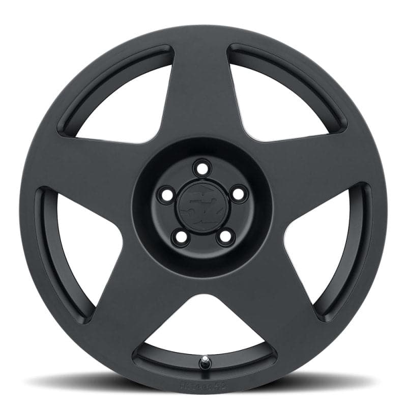 quince52 Tarmac 18x8,5 5x108 42 mm ET 63,4 mm Rueda negra de asfalto con orificio central (TARAB-88558+42)