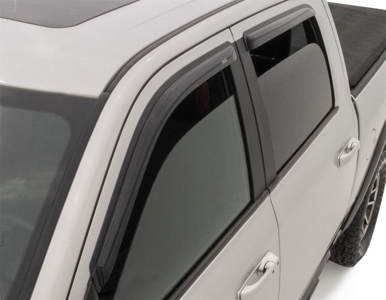 AVS 2022 Toyota Tundra CrewMax Ventvisor Deflectores de ventana de montaje exterior 4 piezas - Humo (94888)