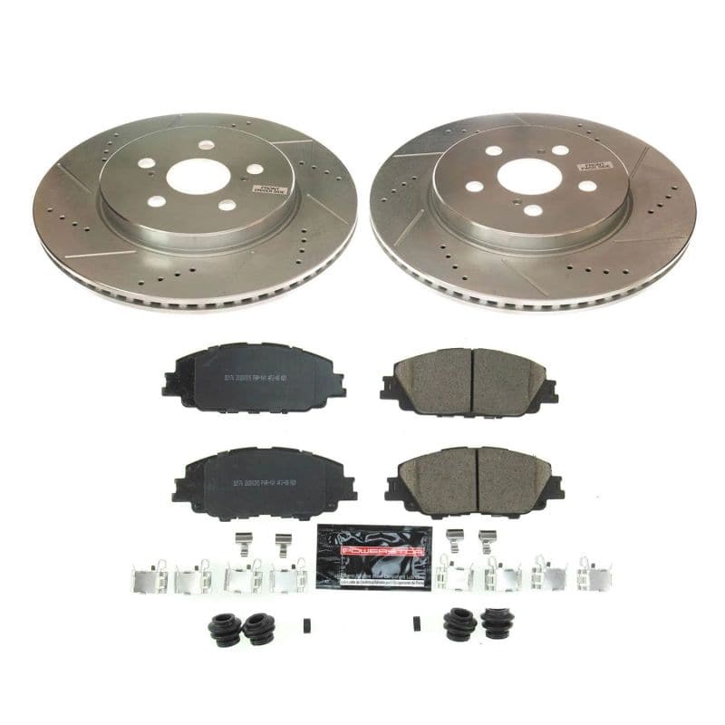 Power Stop 2019+ Toyota Corolla Front Z23 Evolution Sport Brake Kit