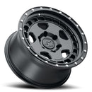 quince52 Turbomac HD 17x8.5 6x139.7 0 mm ET 106.2 mm Rueda negra de asfalto con orificio central (fftTHDAB-178569-00)