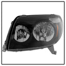 Xtune Toyota 4Runner 03-05 Faros delanteros de cristal negros HD-JH-T4R03-AM-BK