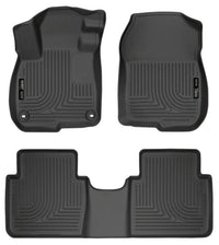 Husky Liners 2022+ Honda Civic WeatherBeater Revestimientos para el piso del asiento delantero y segundo (negro)