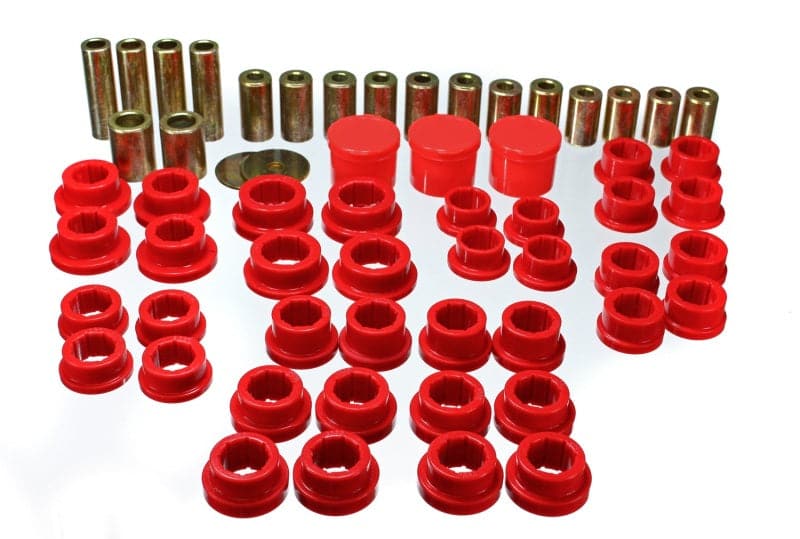 Energy Suspension 03-09 350Z / 03-07 Infinity G35 Coupe Red Rear Control Arm Bushing Set