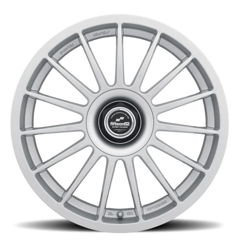 quince52 Podium 18x8.5 5x108/5x112 45 mm ET 73.1 mm Rueda plateada de velocidad de diámetro central (STPSS-88558+45)