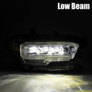 Toyota Tacoma NOVA LED Projector Headlights Plank Style Chrome w/Activation Light