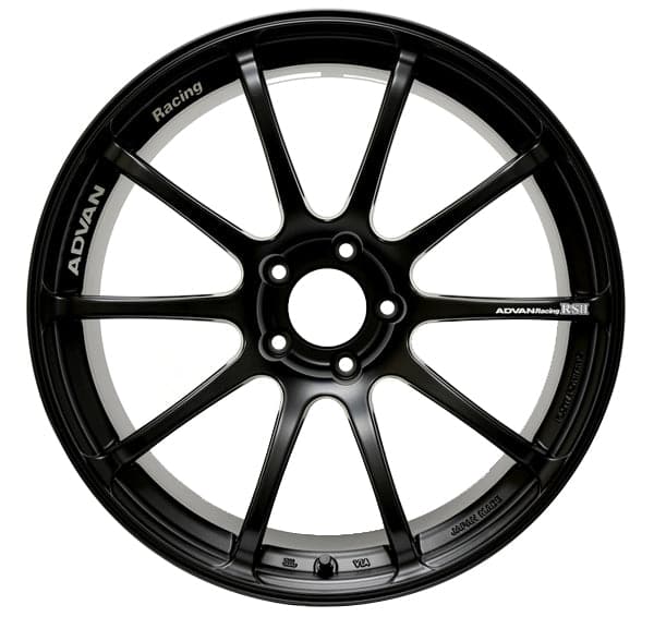 Advan RSII 17x9.5 +35 5-114.3 Rueda negra semibrillante