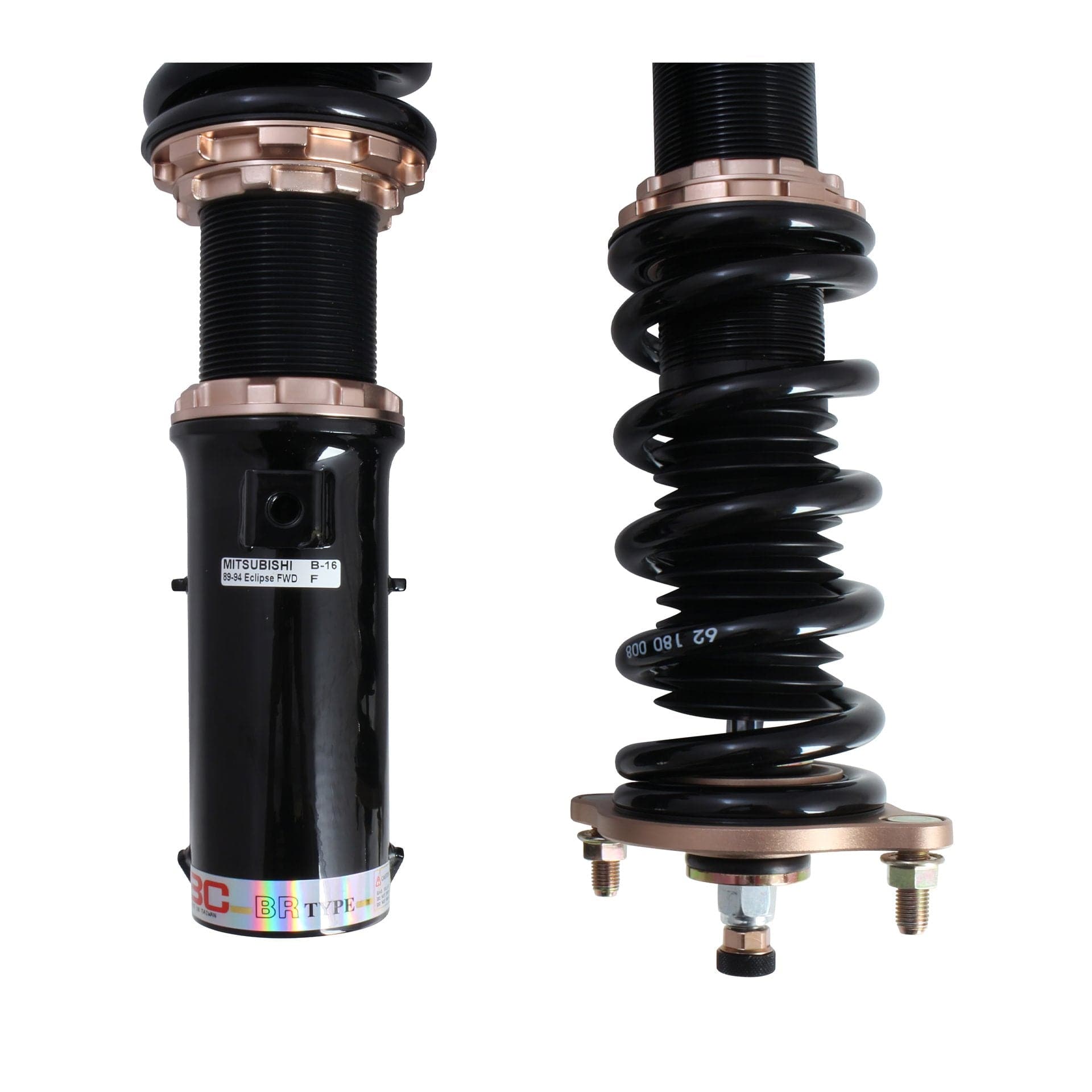 BC Racing BR Coilovers para 89-94 Mitsubishi Eclipse FWD (B-16-BR)