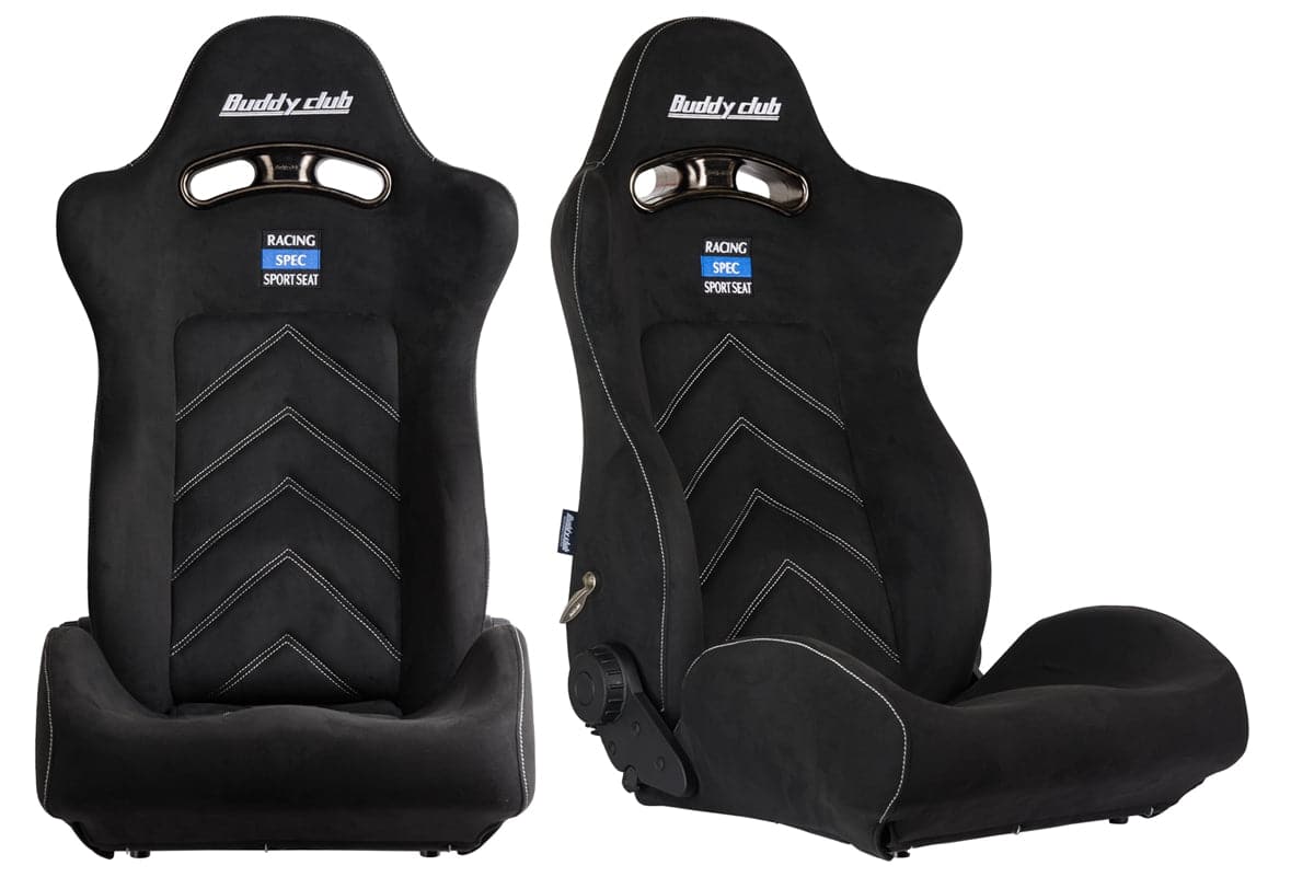 Buddy Club Racing Spec Sport Reclinable Seat Black