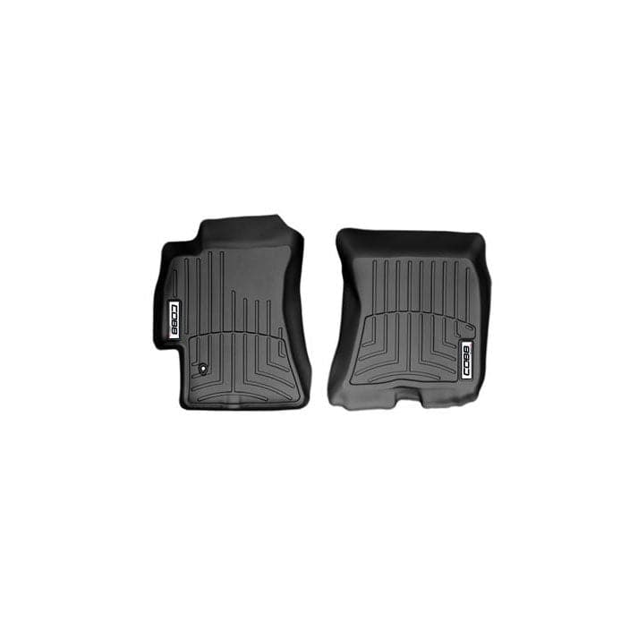 COBB 05-09 Subaru LGT / OBXT Revestimiento de piso delantero por WeatherTech - Negro (cobbWT440831)