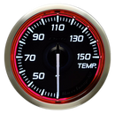 DEFI Racer Temp Gauge N2 52mm SI 30-150 Deg C Red