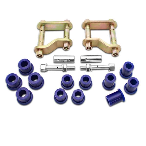 SuperPro 2005-2010 Nissan Frontier LE Rear Greasable Shackle and Bushing Kit (KIT141SK)