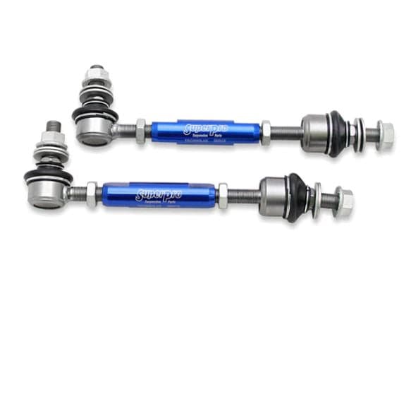 SuperPro 2003-2009 Lexus GX470 Base Rear HD Adjustable End Link Set - 10mm Studs