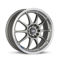 Enkei J10 17x7 4x100/114.3 42mm Offset 72.62mm Bore Dia Silver w/ Machined Lip Wheel