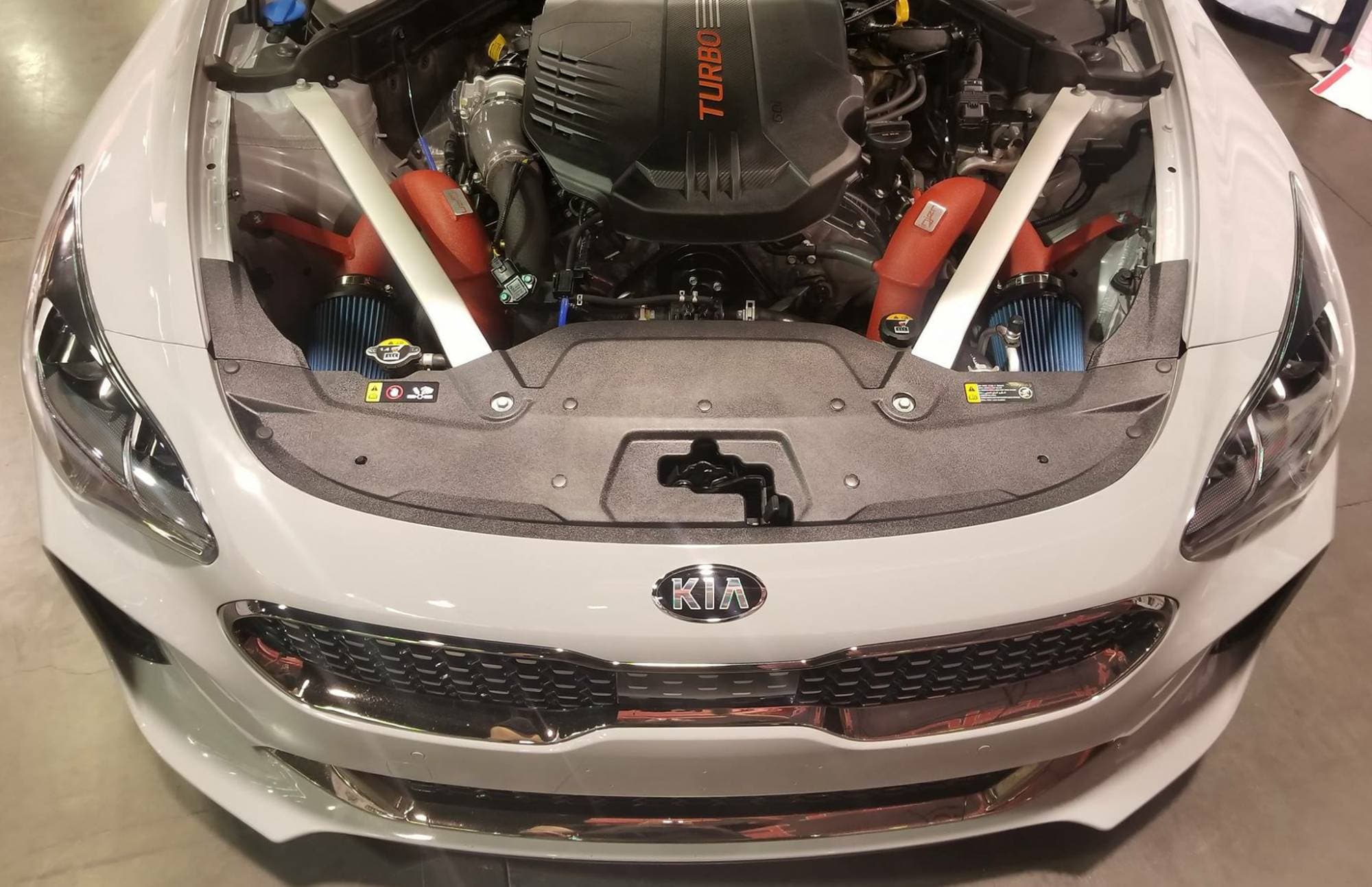 Injen 18+ Kia Stinger 3.3L Twin Turbo Wrinkle Black Short Ram Air Intake