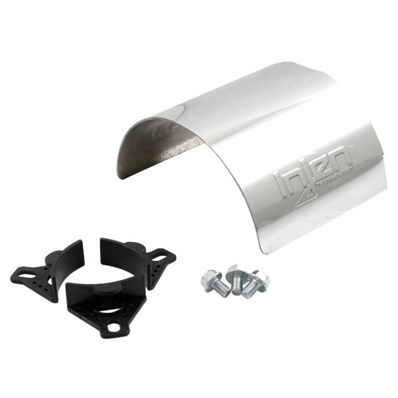 Filtro de aire de aluminio Injen Escudo térmico universal para 2,50 2,75 3,00 pulido (injHS5000P)