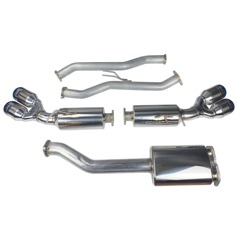 Injen 10-13 Hyundai Genesis Coupe 2.0L(t) 4cyl SS Exhaust w/ 76mm Y-Pipe Resonator/Molded SS Flanges (injSES1386TT)