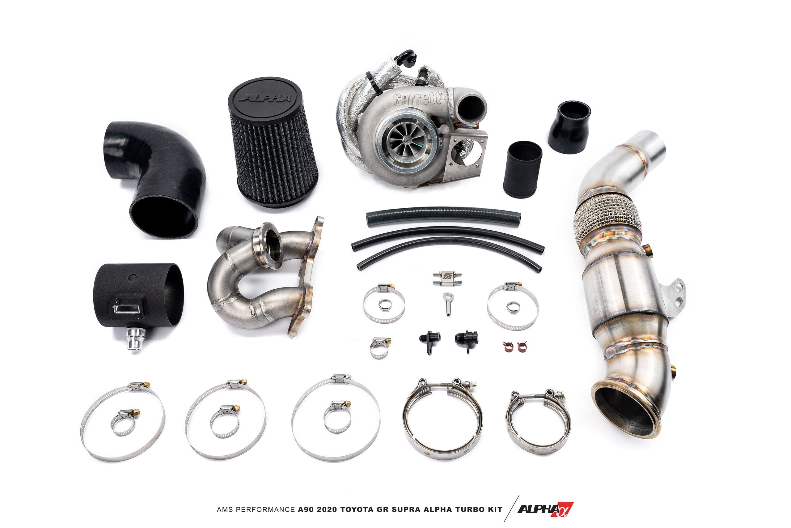 AMS Performance A90 2020 Toyota GR Supra Alpha 8 GTX3582 GEN II Turbo Kit 49 Legal estatal EPA Catted (AMS.38.14.0003-2)