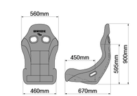 Asiento baquet Bride Zieg IV de carbono súper aramida en gradación *Aprobado por la FIA*