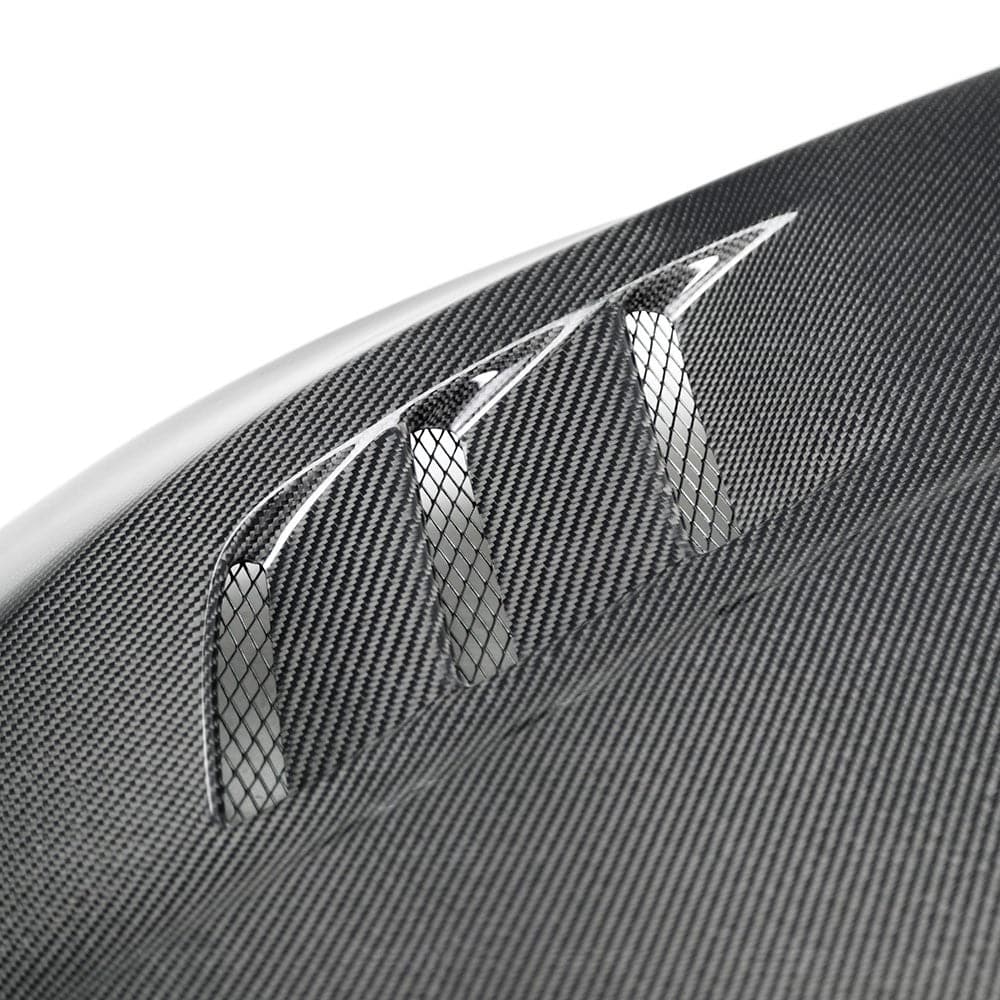 Seibon Center Vent Carbon Fiber Hood - 2017+ Honda Civic Type R