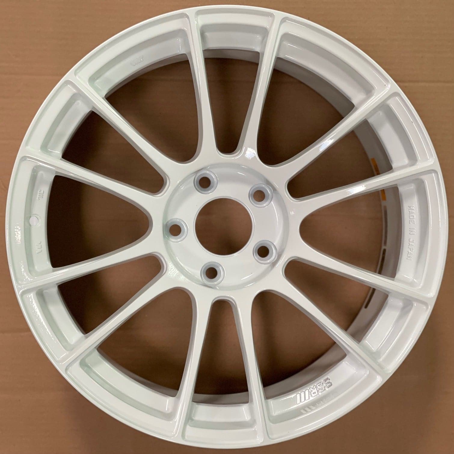 SSR GTX04 18x9.5 5x114.3 40mm Offset White Wheel