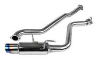 Invidia 08+ WRX & STi Sedan 76mm (101mm tip) RACING Titanium Tip Cat-back Exhaust