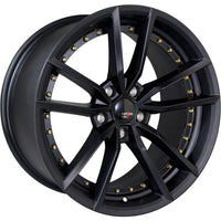 Option Lab S409 Rueda negra en 18x9,5 +35 5x100 (73,1 mm)