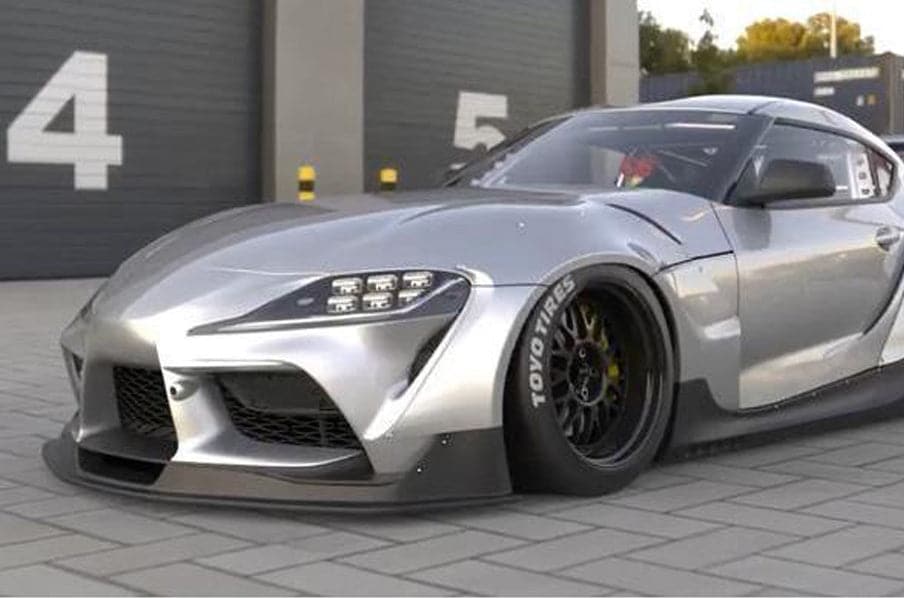 Pandem 2020+ Toyota Supra GR A90 Aero V1.0 Labio delantero