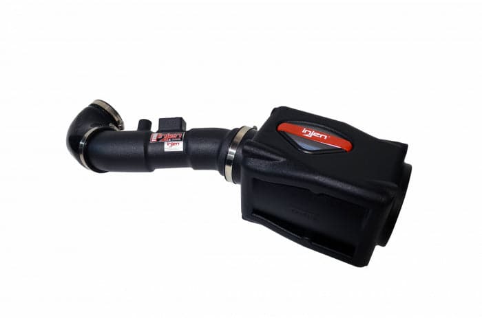 Injen 04-10 QX56 / 04-15 Armada/Titan V8 5.6L w/Power Box Wrinkle Black Power-Flow Air Intake System (PF1950-1WB)