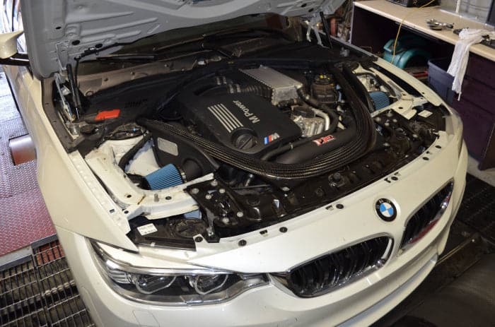 Injen 2015-2020 BMW M3/M4 3.0L Twin Turbo Polished Short Ram 2pc. Intake System w/ MR Technology (SP1116P)