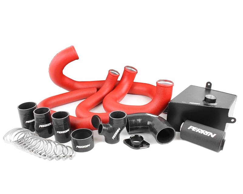 Perrin  15-17 WRX  FMIC Boost Tube Box w/ Red Boost Tubes and Black Couplers (perPSP-ITR-437-2RD/BK)