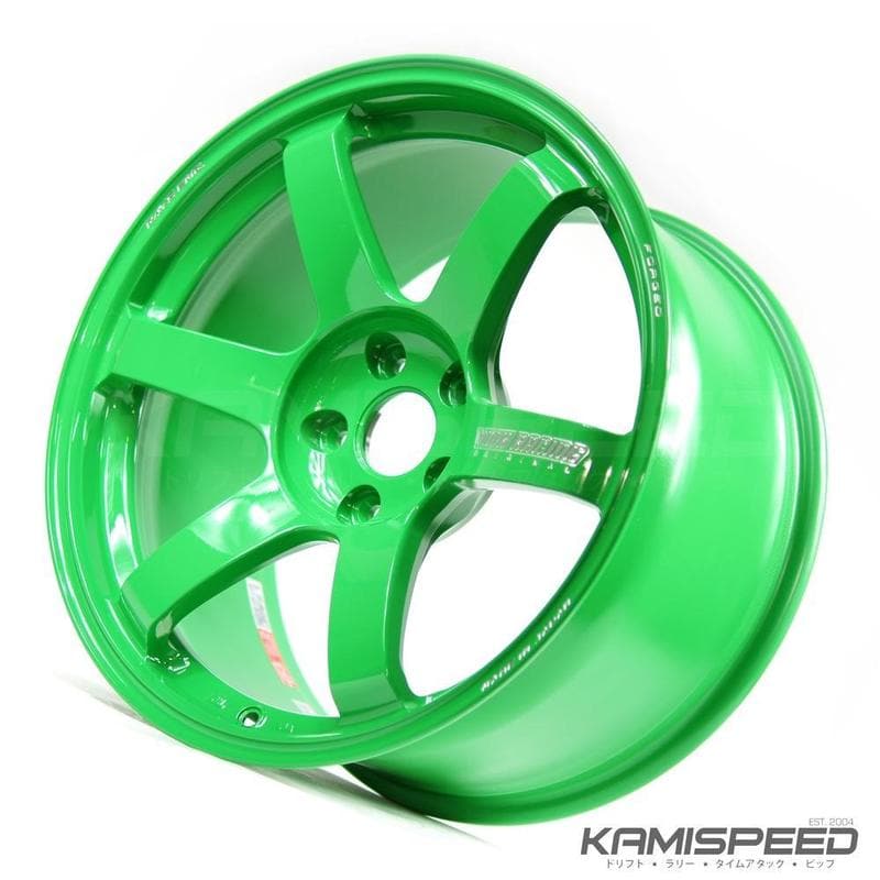 Rueda Volk Racing TE37 Saga 18x9.5 +38 5x114.3 en GT Green