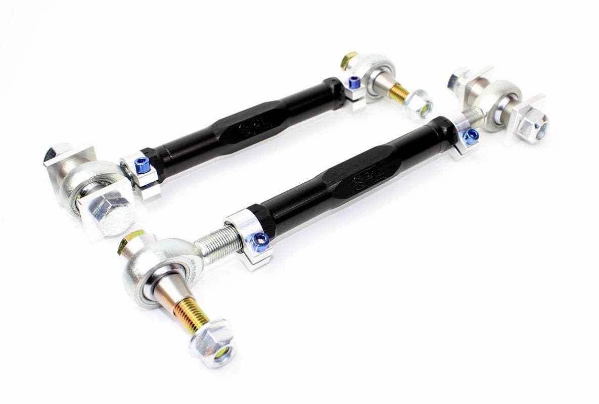 Brazos de puntera traseros SPL con kit de bloqueo excéntrico para FR-S/BRZ/WRX/STi