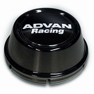 Tapa Central Advan Racing Alta - 73mm Negro