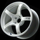 Advan Racing TC-4 18x9.5" +45 5-114.3 | Rueda de anillo y blanco metálico de carreras (15+ WRX STI)