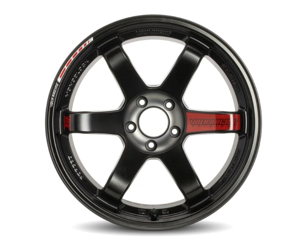 Volk Racing TE37SL Black Edition III 18x9.5" 5x120 +37 Pressed Black/Rim REDOT Wheel Set