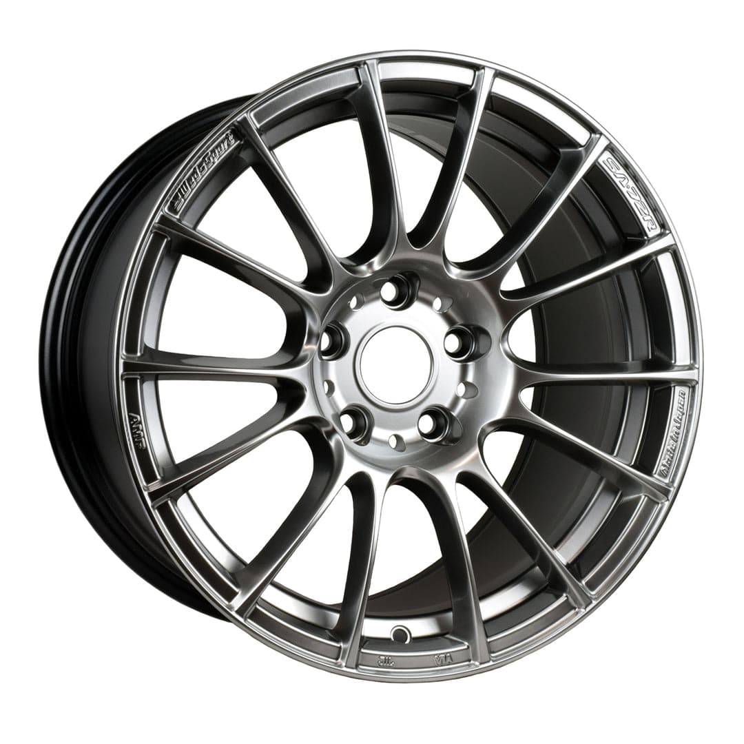 WedsSports SA-72R 17x9.5" +47 5x114.3 in Circuit Silver Wheel