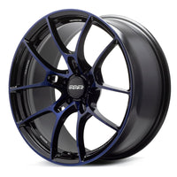 Rueda Volk Racing G025 18x9.5" 5x114.3 +22mm Rueda en Azul Oscuro DC/LD 