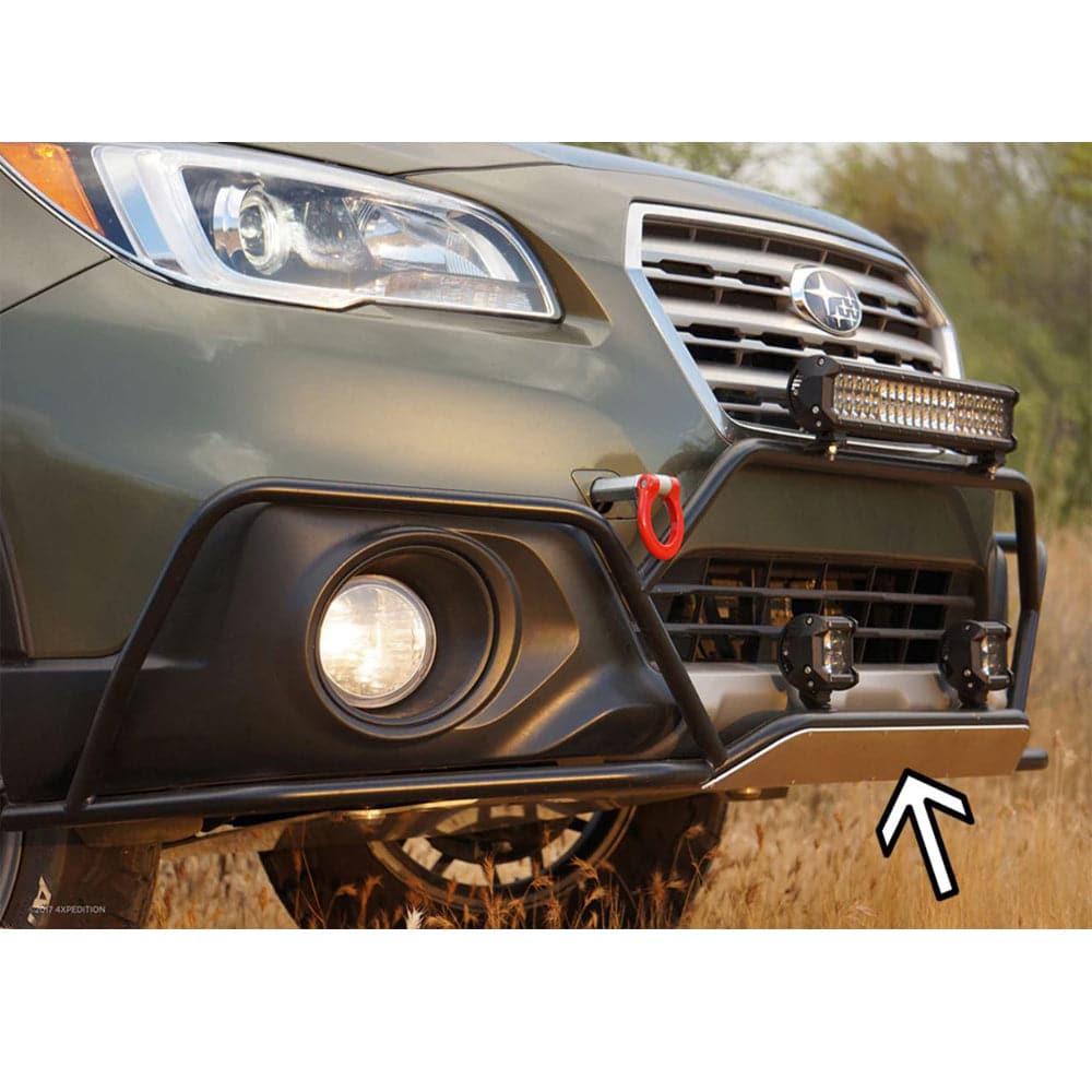 LP Aventure 15-19 Subaru Outback Front Bumper Esthetic Plate (lpaOBA-15-18-A)