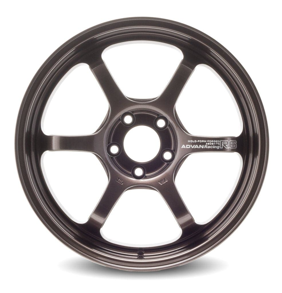 Advan R6 18x9.5 +45 5-120 Racing Copper Bronze Wheel