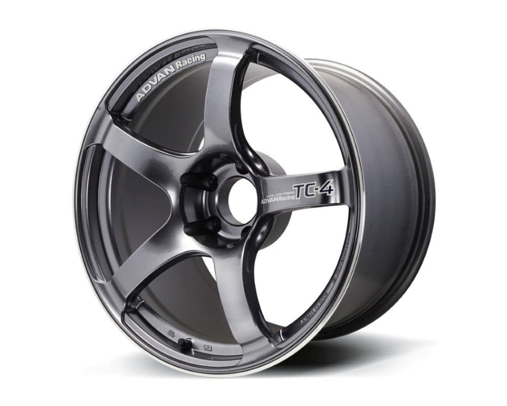 Advan TC4 18x10 +25 5-114.3 Racing Gunmetallic and Ring Wheel