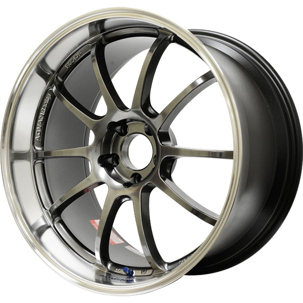 Advan Racing RZ-DF 18x9.5 +35 5x120 Wheel in Machining & Racing Hyper Black