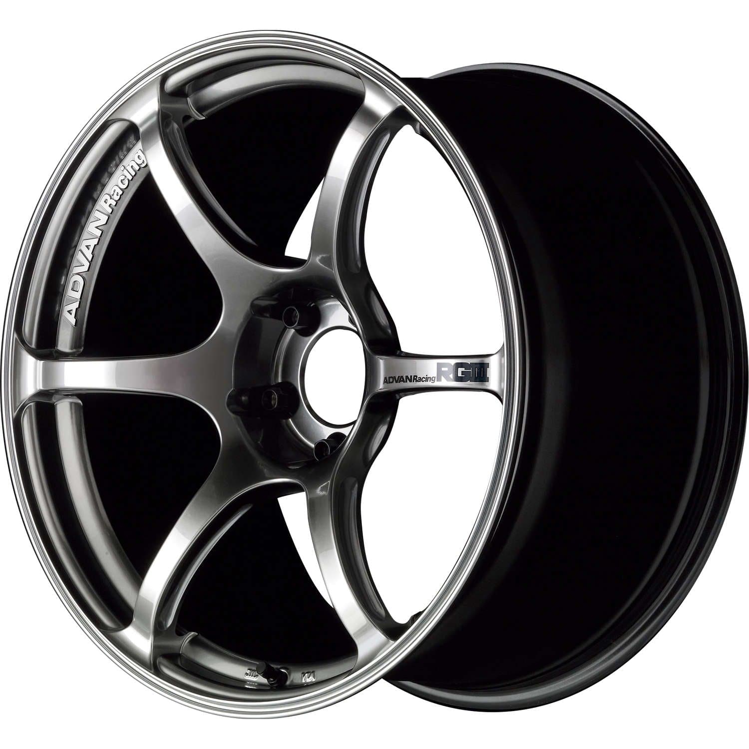 Advan RGIII 18x10.5 +15 5-114.3 Racing Hyper Black Wheel