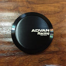 Advan Racing Center Cap - 73 Full Flat Black | 