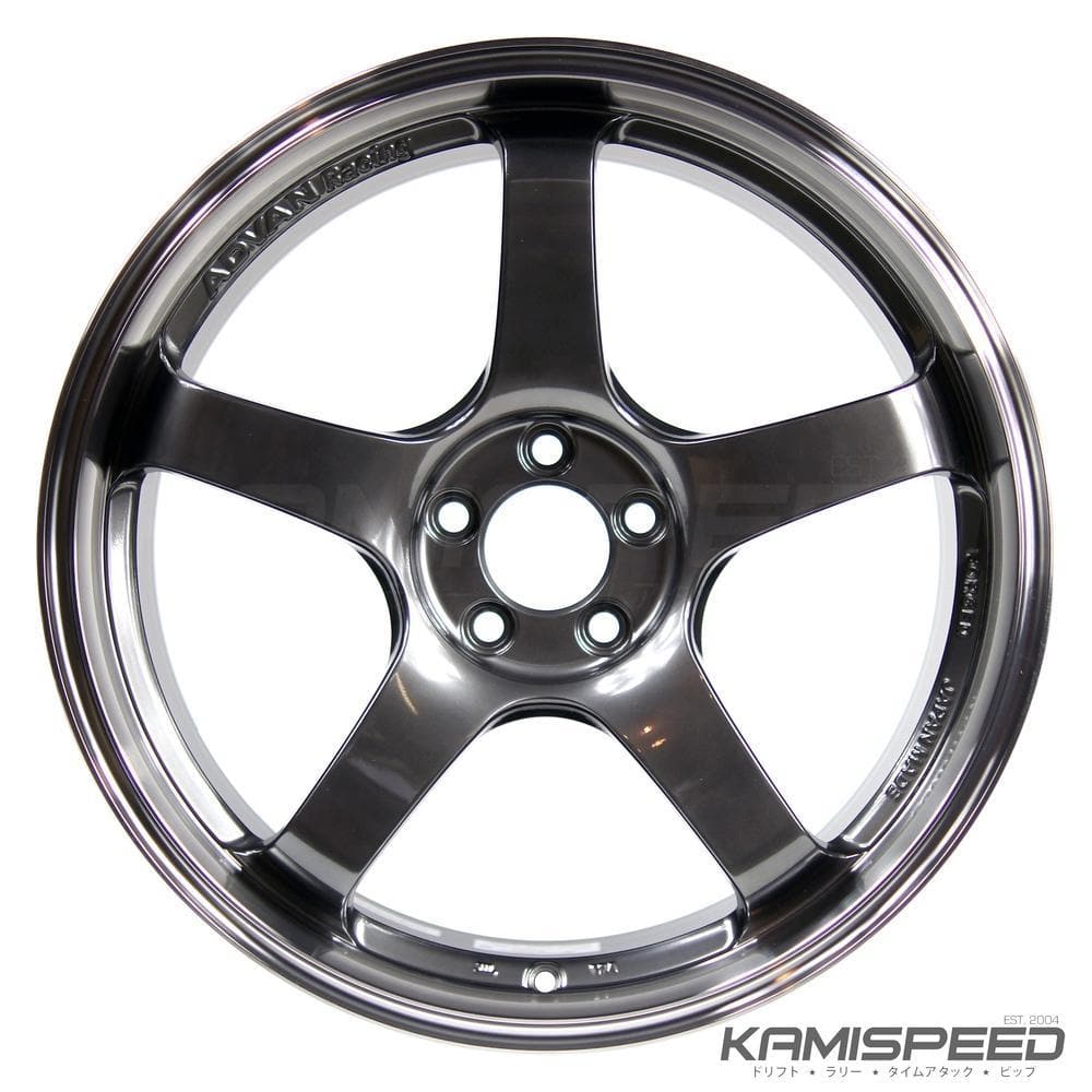 Advan Racing GT 18x8.5 +45 5x100 | Machine Racing Metal Negro (13+ FR-S, BRZ y 86)