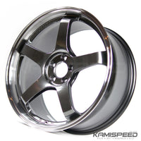 Advan Racing GT 18x8.5 +45 5x100 | Machine Racing Metal Negro (13+ FR-S, BRZ y 86)