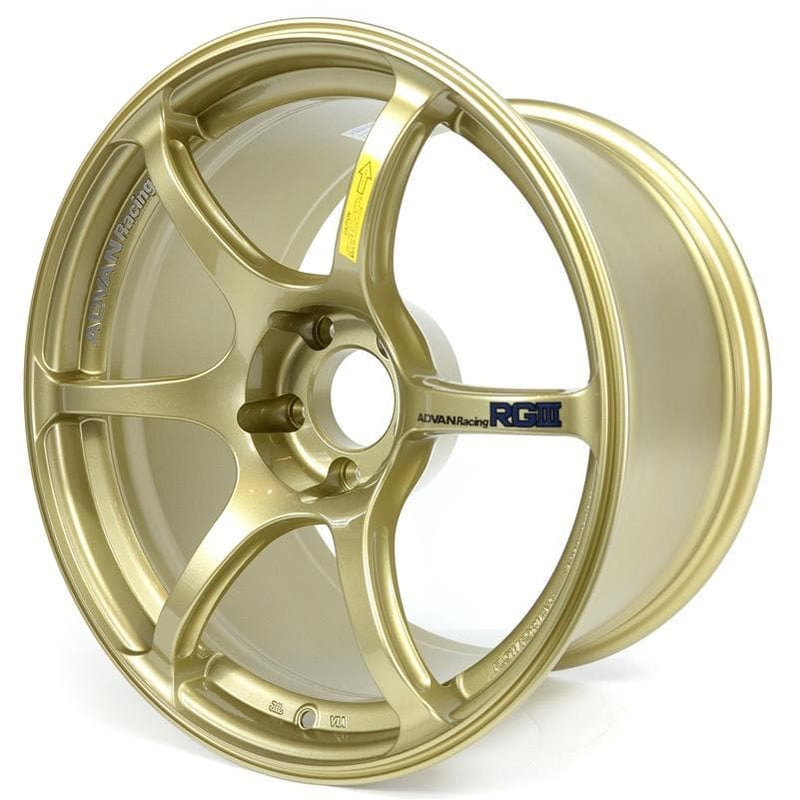 Advan Racing RGIII 18x10.5 +25 5x114.3 Racing Gold Metallic