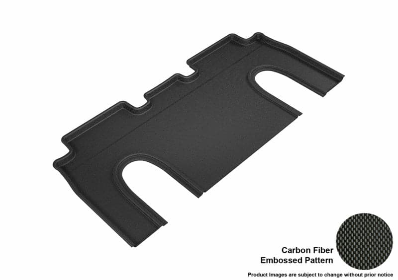 3D MAXpider 2016-2020 Tesla Model X 6-Seats Kagu 2nd Row Floormats - Black (L1TL00121509)